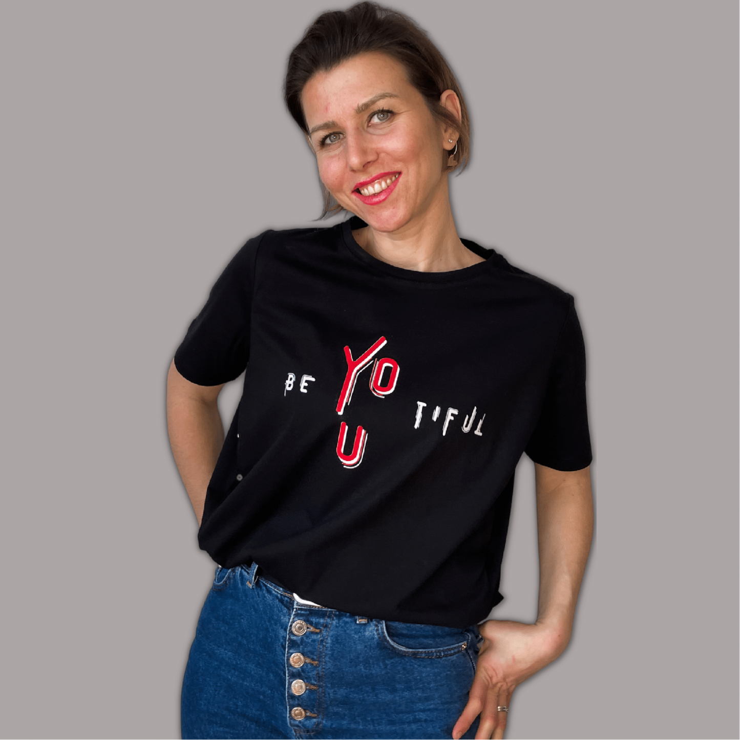 - beYOUtiful - Emzirme Tişörtü (Çitçitler)